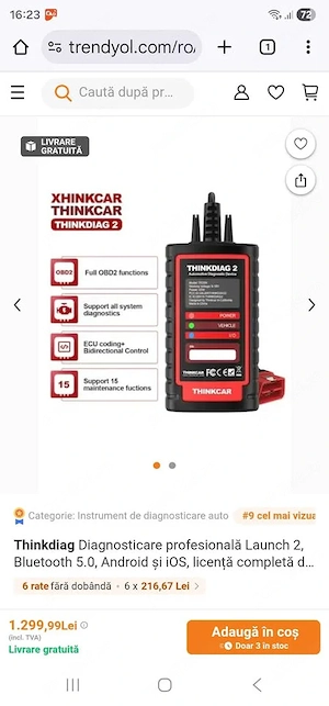 Thinkcar Thinkdiag 2 Nou Sigilat