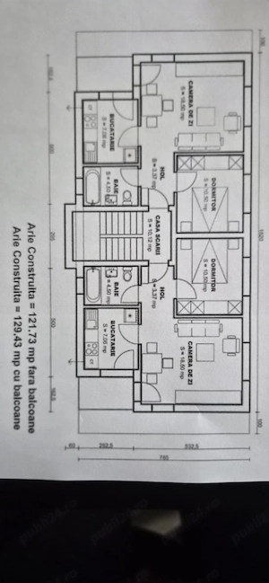 Vand apartament in vila, nou, Pitesti, Trivale. Fagetului, cu parcare; langa parcul Trivale - imagine 15