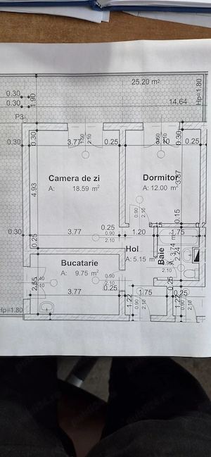 Vand apartament 2 camere, Pitesti, bloc nou, zona Exercitiu, zona linistita, etaj 1 - imagine 12