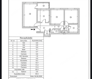 Vanzare Apartament 3 camere, 2 bai, 65 mp utili, decomandat – Piața Rahova - imagine 12