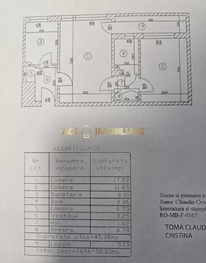 2 Camere de vanzare | Gorjului | Metrou | Balcon inchis - imagine 8