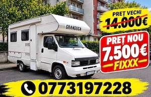 Autorulotă FIAT 1.9 Turbo Diesel + Cort Exterior inchis - 98000 KM Reali !! -Clima Stationare 