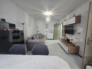 Garsoniera moderna 25 mp, renovata si mobilata complet, etaj 1 – Zona Centrala
