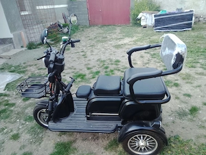 Tricicletă Electrică, fără permis, CIV, RAR inclus, 2 locuri