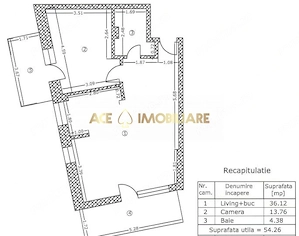 2 Camere de inchiriat | Regie | Metrou | Centrala Propie  - imagine 12