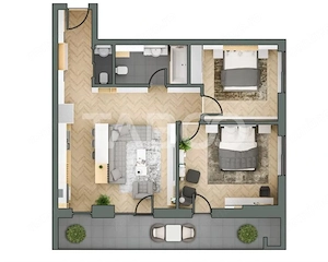 Apartament cu 3 camere de vanzare langa Iulius Mall cartier Gheorgheni - imagine 2