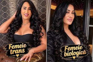 Bună! Suntem Cristina, femeie trans, și Ioana, femeie biologică.    Pentru puțin timp în orașul tău,