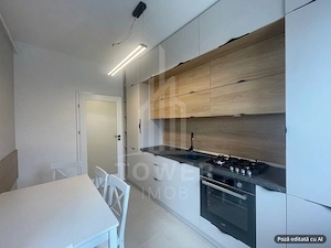 Apartament 2 camere decomandat,et 1-55mp,mobilat,6mp balcon,zona Brana-Selimbar - imagine 8