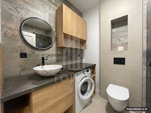 Apartament 2 camere decomandat,et 1-55mp,mobilat,6mp balcon,zona Brana-Selimbar - imagine 11