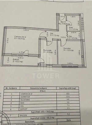 Apartament 2 camere decomandat| 55 mp| construcție nouă în zona Brana-Selimbar - imagine 9