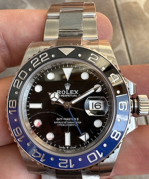 Rolex GMT Master II 126710 Batman 904 Oyster 40 mm vsf 3285 72 h power reserve
