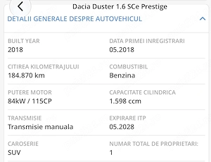 Dacia Duster 1.5dCi Prestige - imagine 4