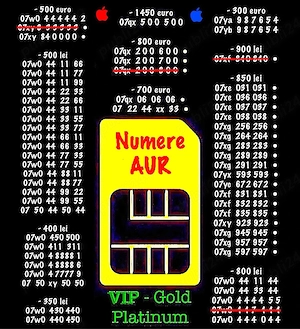 Numar Telefon Gold Aur Premium * Numere Vip Orange