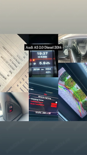 Audi A5 2.0 Diesel 2014  - imagine 8