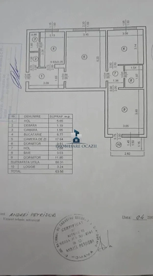 Apartament 3 Camere Semidecomandat Almasu Mare - imagine 2