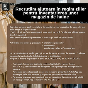 Mini JOB, locuri de muncă în proiecte flexibile și part time, regim zilier - imagine 2