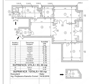 Apartament cu 3 camere 90,06 mp - Sala Palatului - Cismigiu - imagine 10