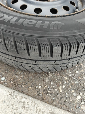 Vand 4 jante de otel 16", cu senzori de presiune si anvelope HANKOOK WINTER ICEPT EVO2, 215 70 R16 - imagine 3