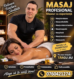 Masaj terapeutic Targu Jiu 