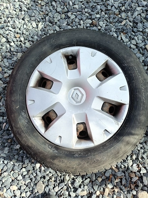Set 5 roti 195/65 R15 cu jante tabla 4x100 - Logan, Duster, Sandero - 1000 lei - imagine 4