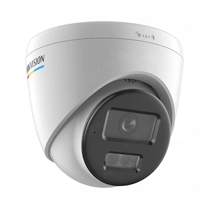 Camera IP Dome Dual Light Hikvision Hybrid Light ColorVu DS-2CD1327G2H-LIU, 2 MP, 2.8 mm, lumina a