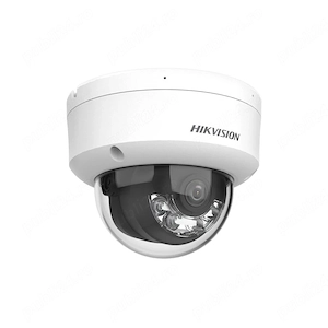 Camera IP Dome Hikvision Hybrid Light DS-2CD1143G2-LIU, 4MP, 2.8 mm, IR lumina alba 30 m, microfon