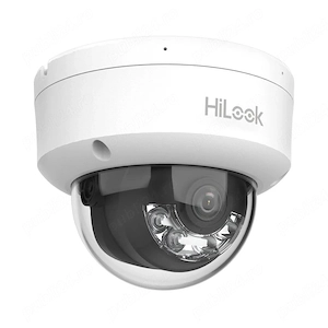 Camera IP Dome Hikvision Hilook Smart Hybrid Light IPC-D180HA-LU, 8 MP, IR lumina alba 30 m, 2.8 m