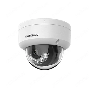 Camera IP Dome Hikvision Hybrid Light DS-2CD1123G2-LIU, 2MP, 2.8 mm, IR lumina alba 30 m, microfon
