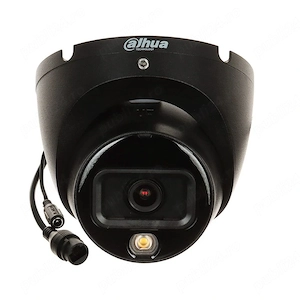 Camera IP Dome Dual Light Dahua IPC-HDW1639T-A-IL-0280B-S6-BLACK, 6 MP, 2.8 mm, IR lumina calda 30