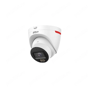 Camera IP Dome Dahua WizSense DH-IPC-HDW2449T-S-PRO, 4 MP, lentila 2.8 mm, lumina calda 30 m, micr