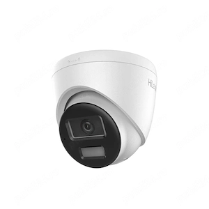 Camera IP Dome Hikvision HiLook IPC-T220HA-LUC, 2MP, 2.8 mm, IR 20 m, lumina alba 15 m, microfon, 