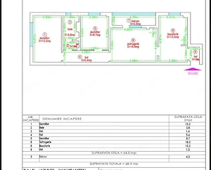 3 camere luminoase la et 2 cu parchet masiv, aproape de centru, complet renovat - imagine 13