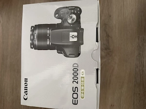 Aparat foto DSLR Canon EOS 2000D,24.1 MP, Negru + Obiectiv EF-S 18-55mm DC III