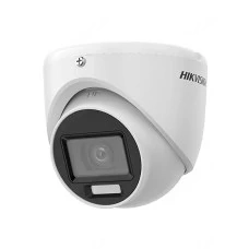 Camera Dome cu iluminare duala Hikvision DS-2CE76U0T-LMF, 8 MP, 2.8 mm, IR lumina alba 30 m