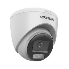 Camera Dome Hikvision ColorVu Smart Hybrid DS-2CE72KF0T-LFS(2.8MM), 5 MP, IR lumina alba LED, 2.8 mm