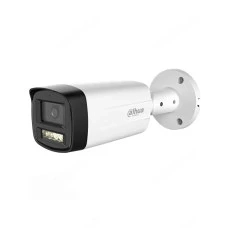 Camera exterior HDCVI cu iluminare duala Dahua HAC-HFW1500TH-IL-A-0360B-S3, 5 MP, 3.6 mm, IR lumina 