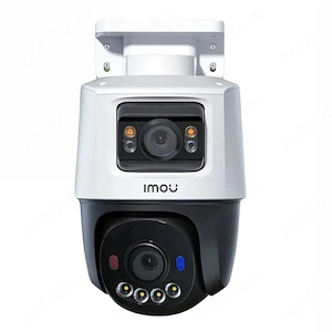 Camera IP Dome rotativa exterior cu lentila duala PT Imou Active Deterrence IPC-PS70FP-10M0, 5 + 5 M
