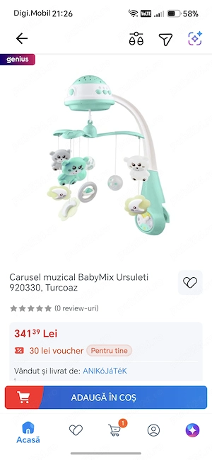 Carusel Muzical Baby Mix 