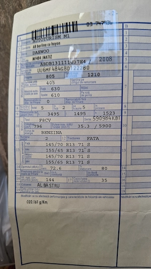 Matiz Daewoo 