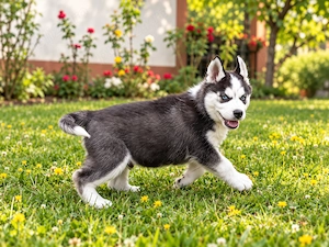 Flash   băiețel Husky Siberian, 2 luni   Pitești   250 euro