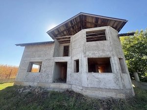 Casă P+M de finalizat, teren 9.205 mp   Căciulești, Girov, Neamț - imagine 4
