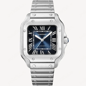Cartier Santos de Cartier   WSSA0063   41.9 mm x 35.1 mm   Model Mediu   Oțel Inoxidabil
