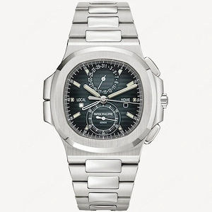 Cronograf Patek Philippe Nautilus Travel Time   5990 1A-001   40.5 mm   Oțel Inoxidabil