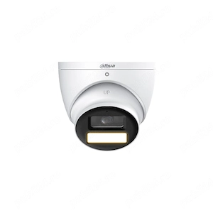 Camera exterior Dome HDCVI Dahua HDW1509T-A-LED-0280B-S3, 5 MP, 2.8 mm, lumina calda 40 m, full-colo