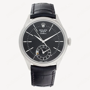 Rolex Cellini Dual Time   50529   39 mm   Aur Alb