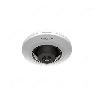 Camera IP Dome tip Fisheye Hikvision DS-2CD2955G0-ISU, 5 MP, 1.05 mm, IR 8 m, slot card, microfon, v