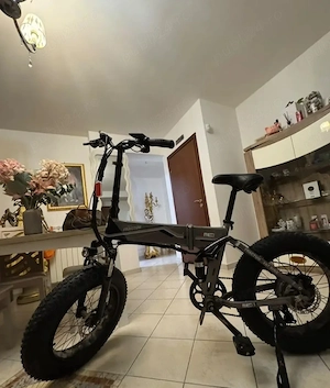 Bicicletă electrică fat bike pliabilă   fractum - imagine 2