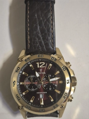 Ceas bărbătesc Festina Timeless Chronograph (modelul F16880 2), cu carcasă din oțel inoxidabil 