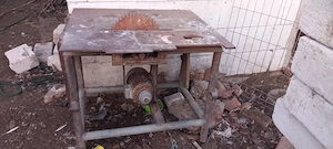 Circular de masă monofazic, motor 3 kW, masă sudată din tablă groasă
