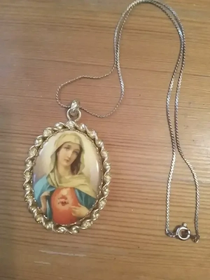 Vind medalion religios, 5 3,5 cm,